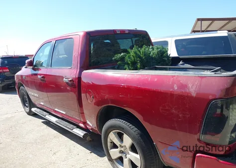 2012 Ram 1500 Slt from USA, damaged, VIN 1C6RD6LT2CS246987